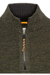 camel active Strickpullover Dunkelgrün