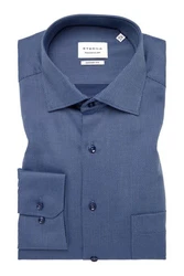 Eterna Langarmhemd COMFORT FIT Dunkelblau/Grau/Blau/Hellblau