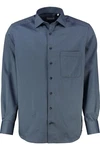 Eterna Langarmhemd COMFORT FIT Dunkelblau/Grau/Blau/Hellblau
