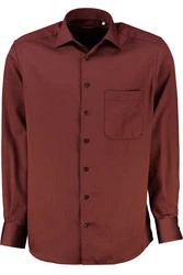 Eterna Businesshemd Braun/Dunkelrot/Rot/Bordeaux