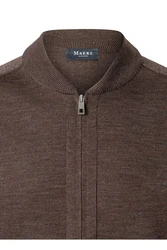 MAERZ Muenchen Strickjacke Grau/Braun/Khaki/Dunkelbraun/Beige