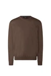 MAERZ Muenchen Strickpullover Khaki/Dunkelgrün/Dunkelbraun/Braun/Grau