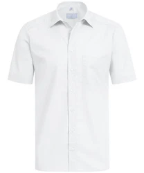 GREIFF Kurzarmhemd BASIC Corporate Hemd Herren Wei (35/36)