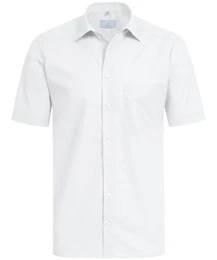 Kurzarmhemd Corporate Hemd BASIC Herren Regular Fit OEKO TEX Wei 35/36