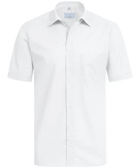 GREIFF Kurzarmhemd BASIC Corporate Hemd Herren Wei (35/36)
