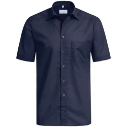 GREIFF Kurzarmhemd BASIC Corporate Hemd Herren Marine