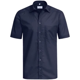 Kurzarmhemd Corporate Hemd BASIC Herren OEKO TEX Marine 43/44