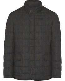 Steppjacke Steppjacke mit Tweed-Print