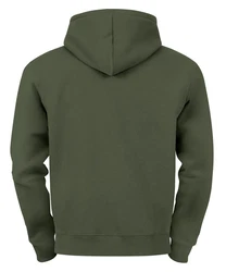 Neverless Hoodie Herren Bedruckt Techwear Fashion Streetstyle Smiling Face Dunkelgrün/Grün