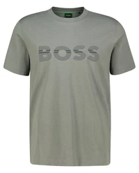 BOSS T-Shirt Herren aus Baumwolle Dunkelgrün/Braun/Rosa/Gold/Grau/Khaki
