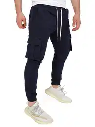 Cargohose Cargohosen Herren Chino Giga mit elastischem Bund, Cargotaschen
