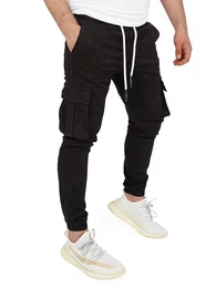 Cargohose Cargohosen Herren Chino Giga mit elastischem Bund, Cargotaschen