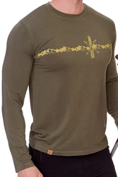 Piz Pal Strickpullover Longsleeve Herren UNTERAMMERGAU dunkelblau/oliv