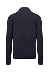 FYNCH-HATTON Strickjacke Cardigan-Zip Dunkelblau/Blau