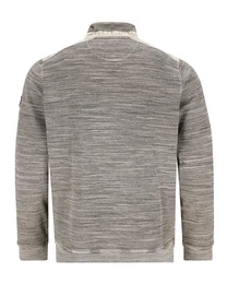 Sweatshirt Washer-Sweatshirt mit Troyerkragen