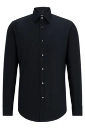 Langarmhemd Slim-Fit Hemd Hank - Slim Fit