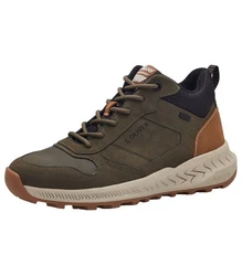 s.Oliver Sneaker Schnürstiefelette Braun/Khaki/Dunkelgrün