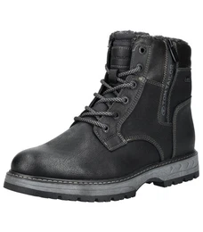 Stiefelette Lederimitat/Textil Schnrstiefelette