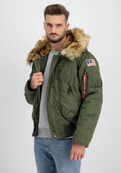 Alpha Industries Winterjacke Polar Jacket SV Dunkelgrün/Grün