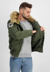 Alpha Industries Winterjacke Polar Jacket SV Dunkelgrün/Grün