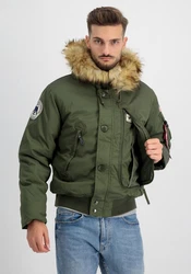 Alpha Industries Winterjacke Polar Jacket SV Dunkelgrün/Grün