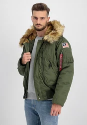 Alpha Industries Winterjacke Polar Jacket SV Dunkelgrün/Grün