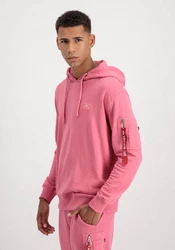 Alpha Industries X-Fit Hoodie Orange/Rosa