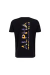 Alpha Industries T-Shirt Backprint T Camo Print Camo