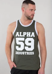 Alpha Industries Muskelshirt Tanks 59 Tank Dunkelgrün/Grün