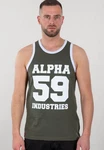 Alpha Industries Muskelshirt Tanks 59 Tank Dunkelgrün/Grün