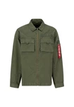 Alpha Industries Hemdjacke Field Jackets Twill Overshirt Dunkelgrün