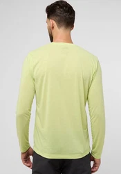 Jack Wolfskin Langarmshirt VONNAN LS T Neonfarben/Gelb/Hellgrün/Grün