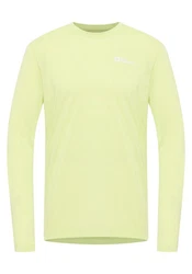 Jack Wolfskin Langarmshirt VONNAN LS T Neonfarben/Gelb/Hellgrün/Grün