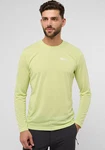 Jack Wolfskin Langarmshirt VONNAN LS T Neonfarben/Gelb/Hellgrün/Grün