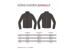 Hhenhorn Winterjacke Wintermantel Herren Dunkelblau/Blau/Hellblau