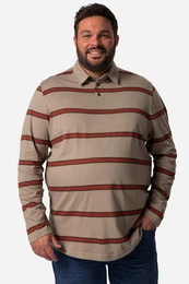 John F. Gee Poloshirt John F. Gee Poloshirt Langarm Ringel bis 8 XL