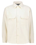 HUGO Langarmhemd Herren Hemd EBOLT Khaki/Beige/Weiß