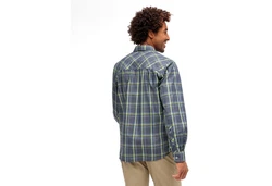 Maier Sports Funktionshemd Claas Herren Hemd Dunkelblau/Blau/Türkis/Hellblau/Grün