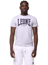 LEONE 1947 T-Shirt BIG LOGO Weiß/Schwarz/Rot