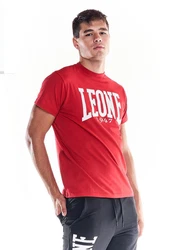 LEONE 1947 T-Shirt BIG LOGO Rot/Grün/Braun/Dunkelrot