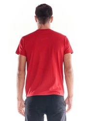 LEONE 1947 T-Shirt BIG LOGO Rot/Grün/Braun/Dunkelrot