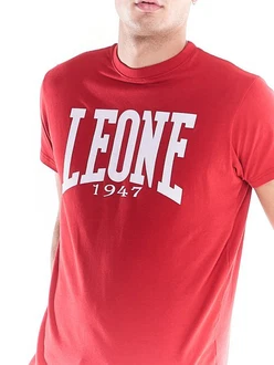 LEONE 1947 T-Shirt BIG LOGO Rot/Grün/Braun/Dunkelrot