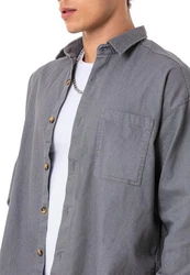 RedBridge Jeanshemd in zeitlosem Denim Design Grau
