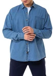 RedBridge Jeanshemd in zeitlosem Denim Design Hellblau/Blau