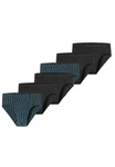 Schiesser Slip 6er Pack 95/5 Essentials Organic Cotton Blau/Dunkelblau/Türkis
