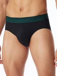 Schiesser Rio Slip Serie 95/5 Dunkelgrün/Grün/Mischfarben
