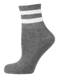 Nur Der Sportsocken Short Track Schwarz/Dunkelgrau/Grau