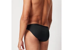 Skiny Slip Basic Cotton Rib Schwarz