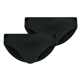 Slip Briefs Cotton Rib Slim Waist (2-St) mit -Logo am Bund