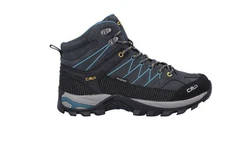CMP Rigel Mid Trekking Shoes WP Wanderschuh Schwarz/Hellblau/Dunkelblau/Grau/Braun/Blau